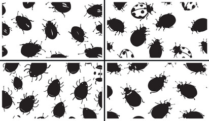 insect clipart illustration, beetle doodle art, bug sketch designs, hand drawn insects, nature insect icons, black white insect clipart, printable bug drawings, kids insect pack, insect outline collec © Geetaroy