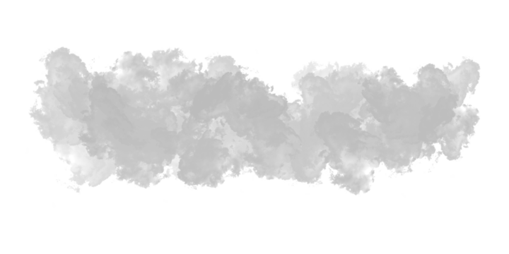 Abstract watercolor illustration of blue brush strokes creating a light nature texture of clouds and smoke on a vintage paper design - Powered by Adobe