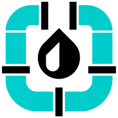 Water Droplet Handyman Icon