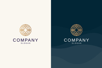 Letter O logo design for various types of businesses and company. colorful, modern, geometric, luxury letter o logo set