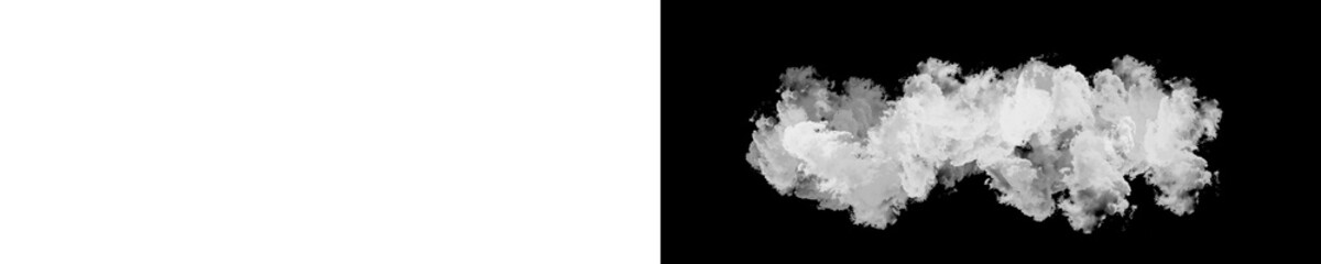 Abstract 3d motion animation of black and white feathers and wings featuring a light alpha transition on paper for a business sign