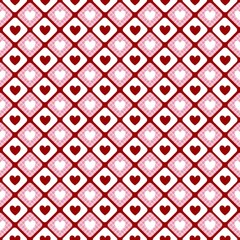 Red and pink heart  Valentines  background 
