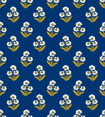 Seamless Elegant Floral Pattern for Digital Textile Print   Vintage Flower All Over Design © DEsignerJony47