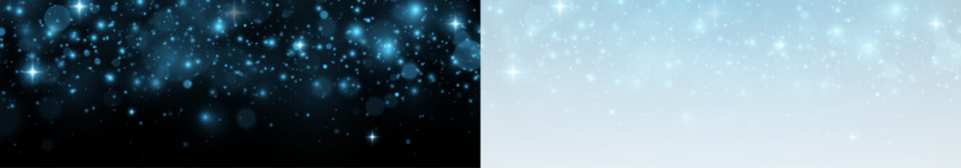 Christmas holiday confetti overlay with bright glittering particles and festive sparkle glow effect.