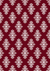 Fototapeta premium Seamless Elegant Floral Pattern for Digital Textile Print | Vintage Flower All Over Design