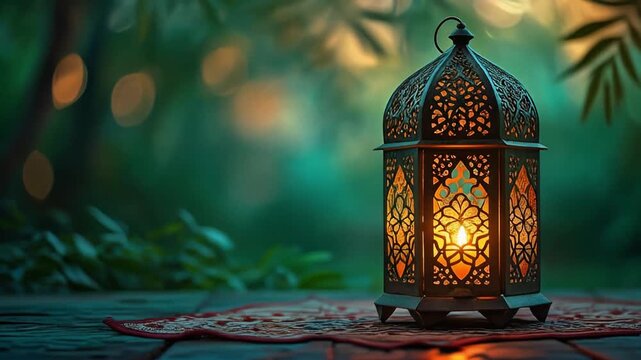 arabic lamp on the wall