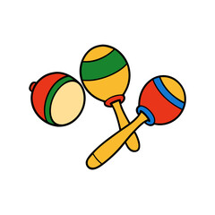 colorful wooden toy drum