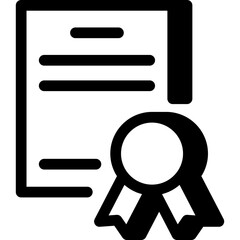 Prize Certificate Icon