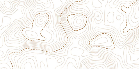Black and white topographic map background. Topographic map lines. Monochrome topographic terrain lines with space for text. 
