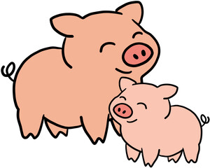 cartoon pig cartoon