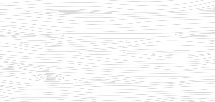 Wooden texture white background. Natural grain wood hand drawn textured vector abstract backdrop for collages