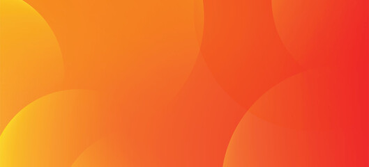 Minimal geometric background. Orange elements with fluid gradient. Dynamic shapes composition. Eps10 vector
