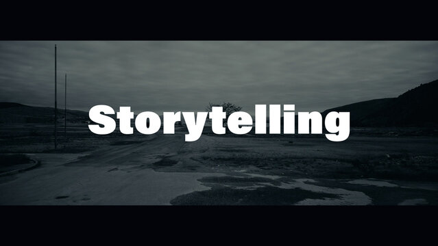Dynamic Stomp Storytelling Typography