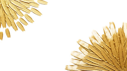 Golden dandelion seed heads with fluffy parachutes isolated floral element on transparent background