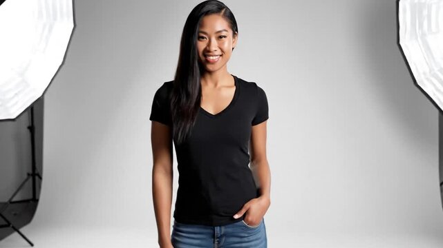 P53-Black t-shirt mockup png download black shirt mockup front and back black t shirt mockup png free 4K 10s