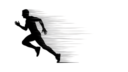 Isolated glitchy distortion effect on a transparent background