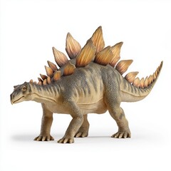 Fototapeta premium Realistic Stegosaurus Model in Studio Lighting