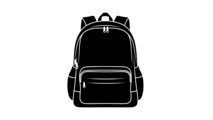 Isolated dark figure on transparent background