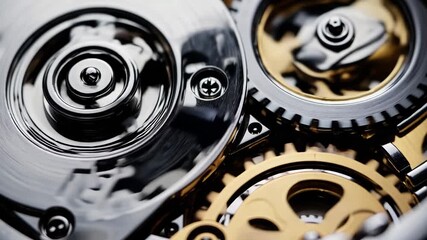 Watch gears in motion and learn how clock mechanisms work inside a timepiece