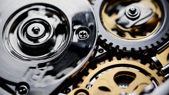 Watch gears in motion and learn how clock mechanisms work inside a timepiece