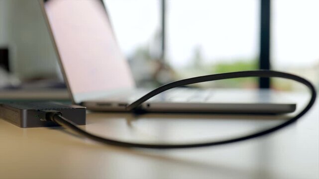 Connecting external SSD with metal enclosure to laptop computer, fast data transfer