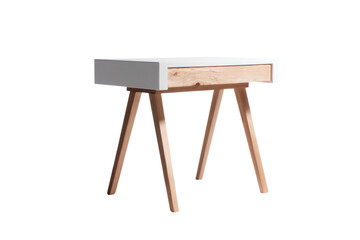 Fototapeta premium Minimalist Wooden Side Table