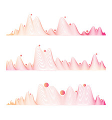 waves lines collection dynamic Abstract Minimalist vector swatches oriental texture modern simple wallpaper geometric diagonal fabric seamless spiral mixer EPS 10