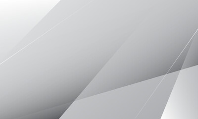 Abstract white geometric background. Vector illustration