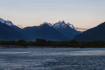 Glenorchy Wharf at Lake Wakatipu, South Island, New Zealand