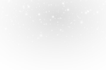 Fototapeta premium Soft dust particles shimmer sparkle flare stardust. Snow drifts gently while starburst spray with light particle splash. Cold winter snow enhances floating sparks, glitter confetti effect vector png.