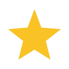 Obraz premium Yellow Star Icon