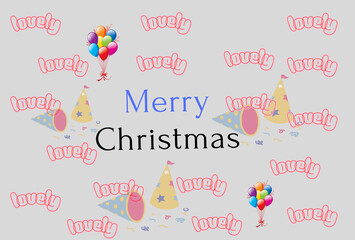 Fototapeta premium Mery Christmas 