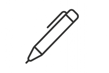 vector illustration of pen PNG 