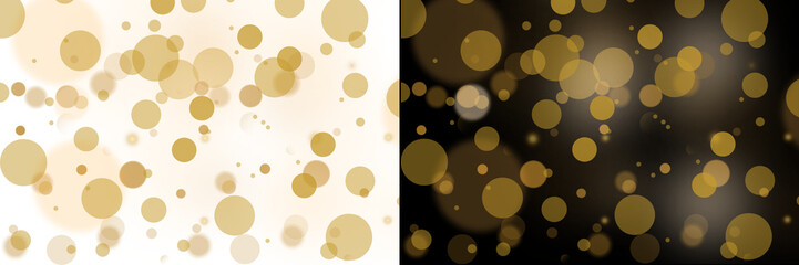 Gold bokeh abstract background vector © Anna collection