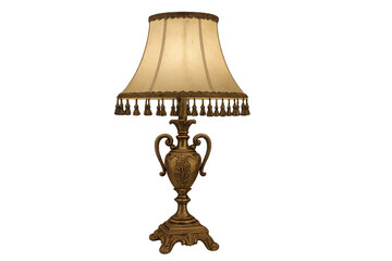 Old vintage lamp PNG , Transparent background .