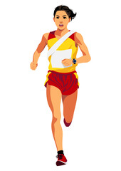 女子駅伝ランナー