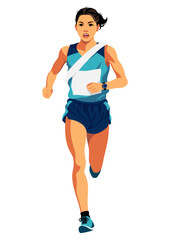 女子駅伝ランナー