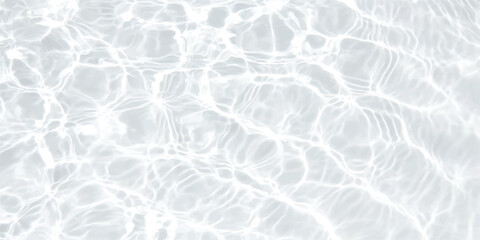 Obraz premium Bright abstract pattern of sunlight shimmering on the surface of crystal clear water