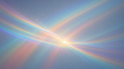 Abstract Radiant Light Background with Expanding Color Waves and Soft Energy Glow, Dynamic Digital Illustration for Creative Design, Modern Fantasy Atmosphere, Vibrant Abstract Motion