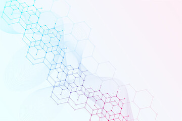 Modern abstract texture background with triangles, dots and hexagonal shapes. Geometric hexagonal pattern for poster, header, web banner, footer, website, presentation