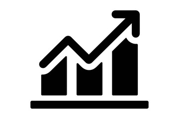 A simple bar graph illustration showing a positive upward trend over time.