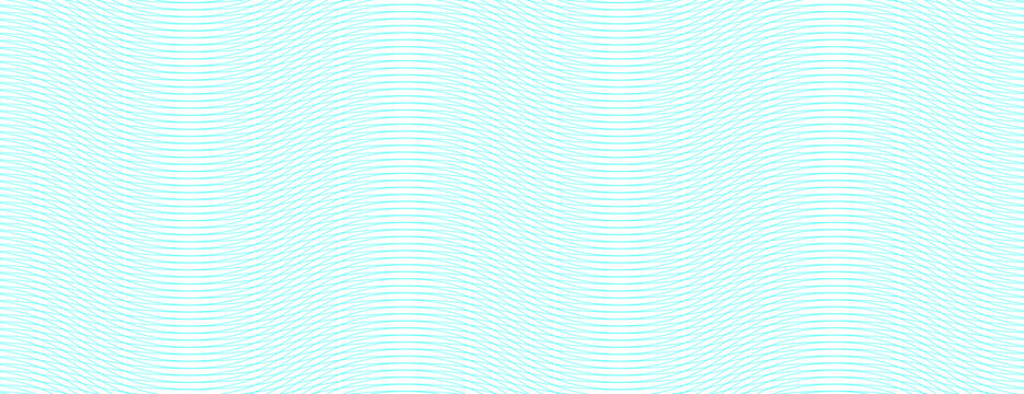 Cheque waves watermark for certificate, voucher, money vector illustration