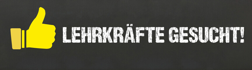 Lehrkräfte gesucht!