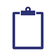 Blank Clipboard Icon Illustration