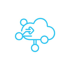 cloud computing concept illustration