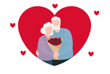 Enduring Love of Elderly Couple