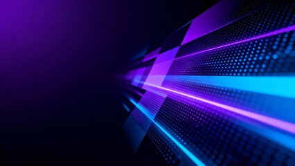 Abstract digital light lines