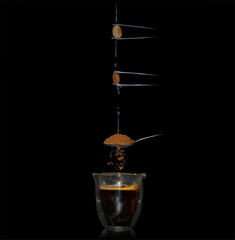 The process of making coffee