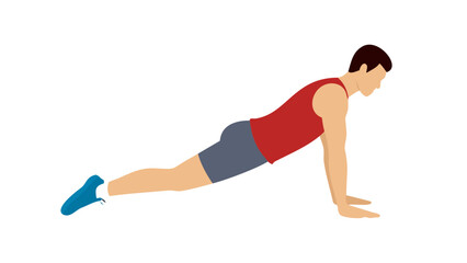 Man People Athletic Exercise Stretching Symbol Pictogram Icon .vector
