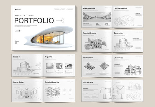 Architecture Portfolio Layout